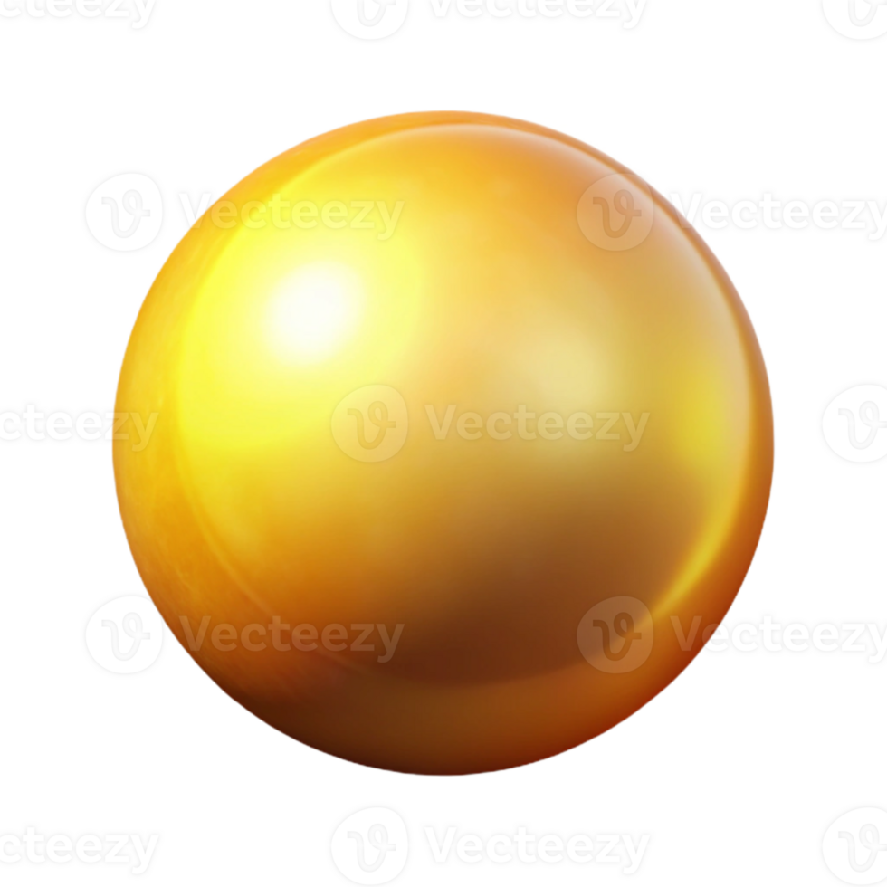 impressive modern A single, luminous sphere, emitting a warm, golden glow, with a soft, ethereal style and a subtle vignette high resolution png