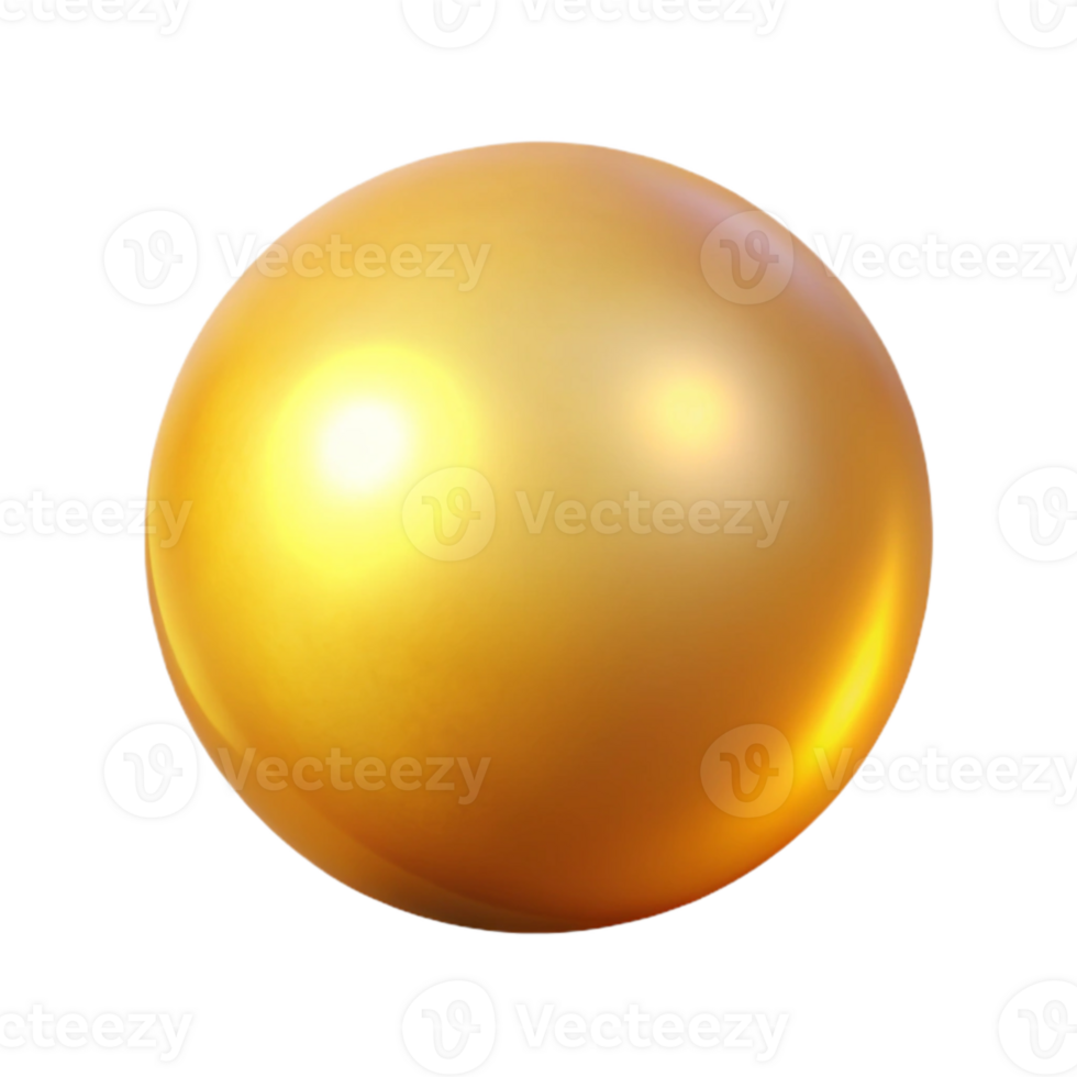 elegant classic A single, luminous sphere, emitting a warm, golden glow, with a soft, ethereal style and a subtle vignette high quality png