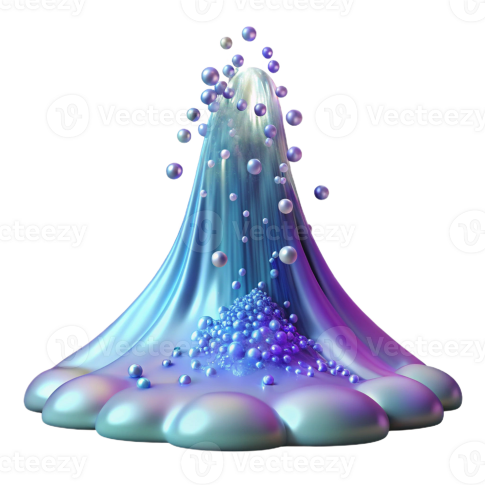 serene abstract A cascade of shimmering particles flowing down an invisible slope, bathed in a cool, ethereal light, rendered in a dreamlike style detailed png