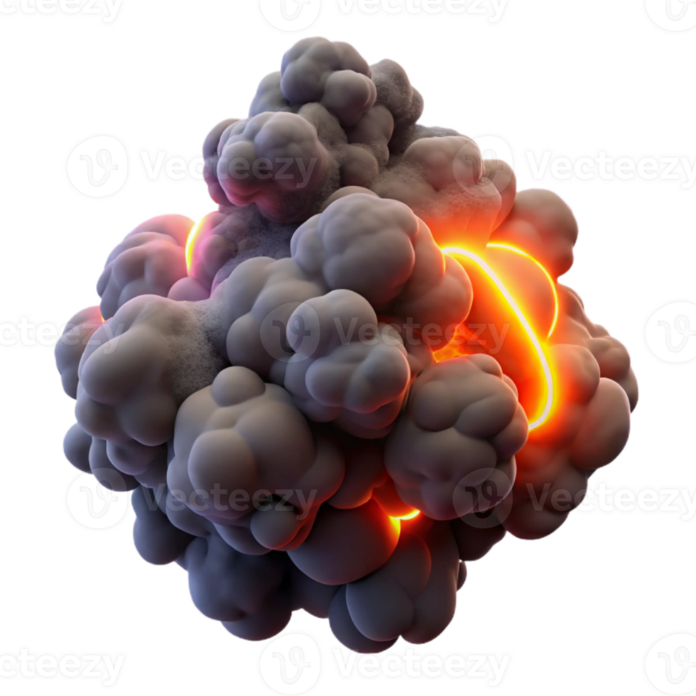 dramatic minimalist A swirling mass of smoke and dust, illuminated by a flickering, neon sign, rendered in a gritty, urban style premium png