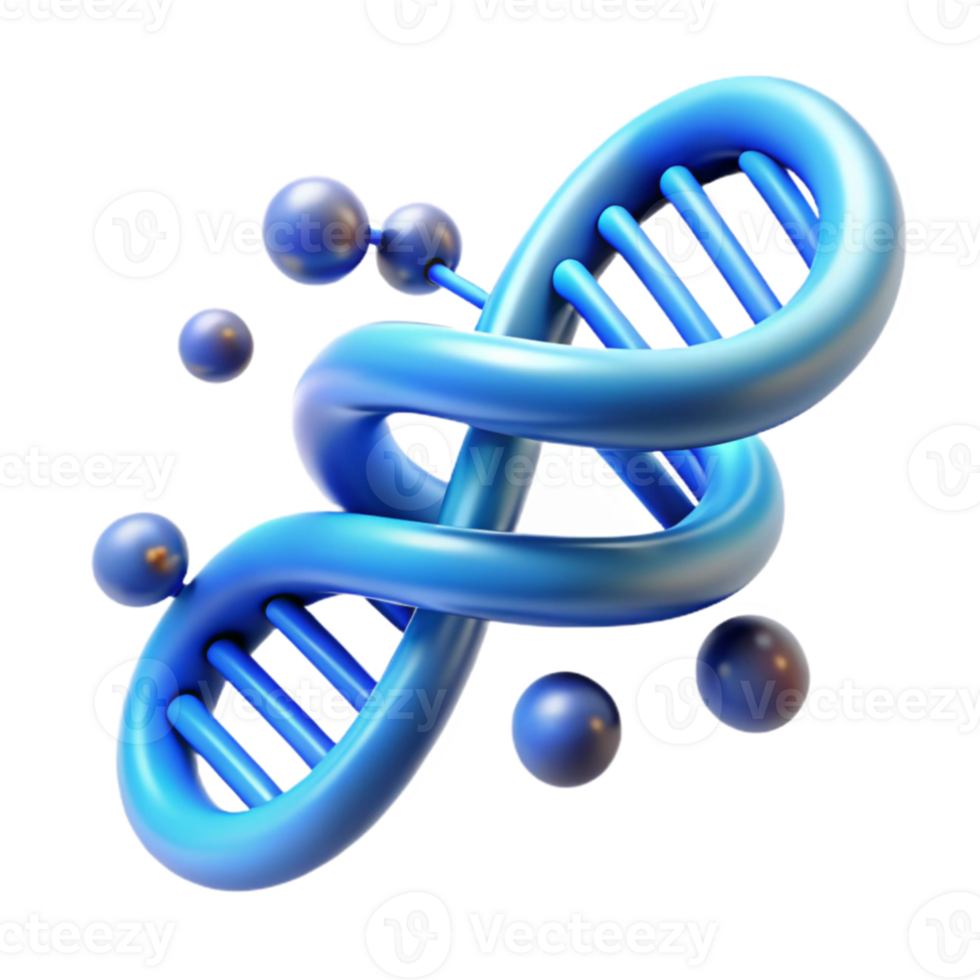 impressive artistic A DNA strand unwinding and transforming into binary code, abstract style, glowing blue lighting 4K png