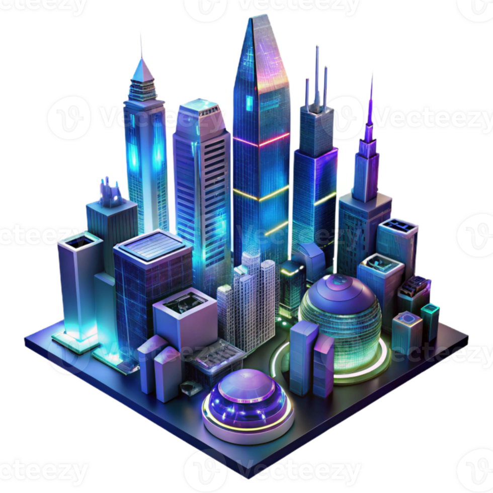wonderful classic A futuristic cityscape at night, towering skyscrapers with holographic advertisements, flying vehicles weaving between buildings, rain slicked streets reflecting neon lights,... png