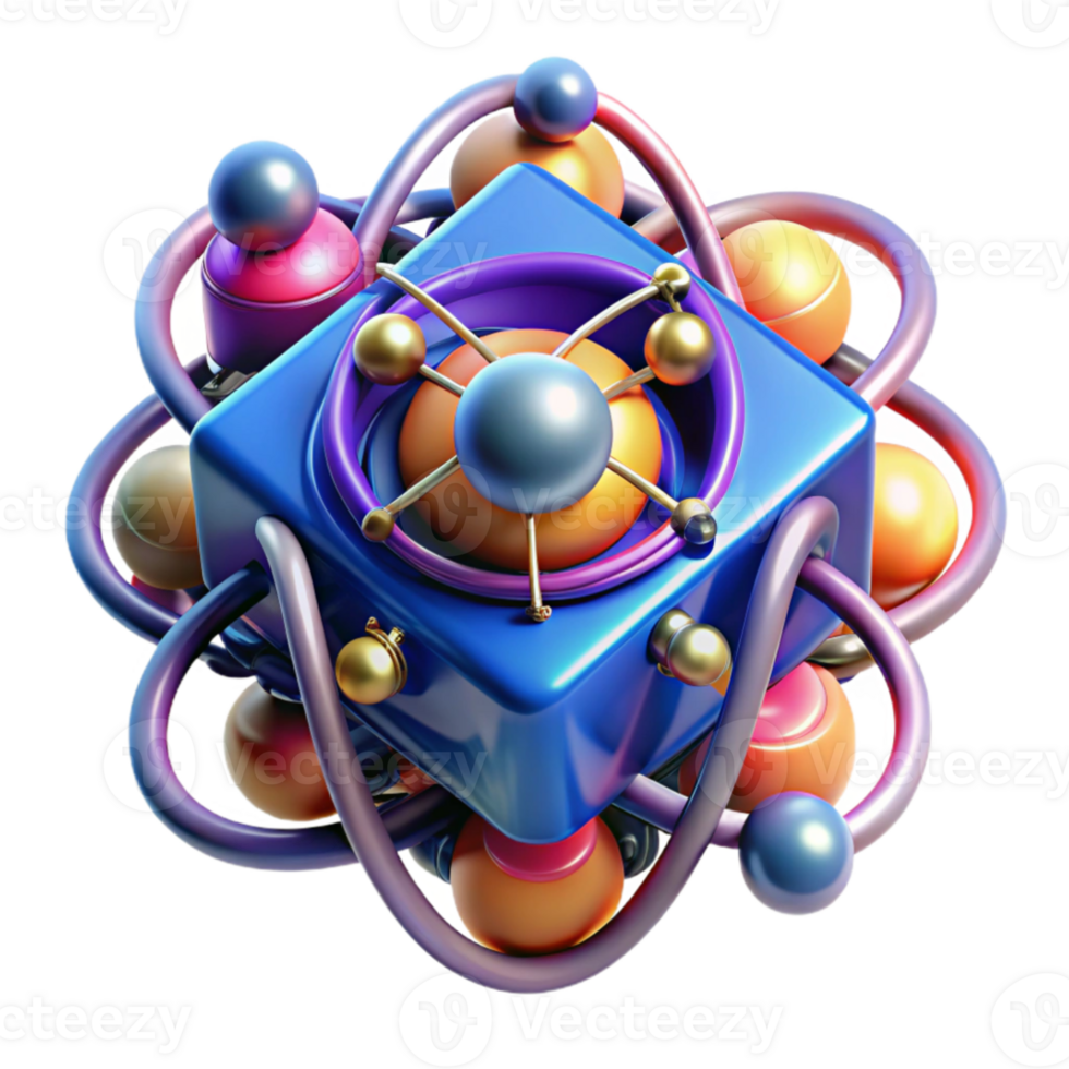 stunning abstract A quantum computer, wires and nodes pulsing with vibrant energy, intricate details, dramatic lighting with deep shadows high resolution png
