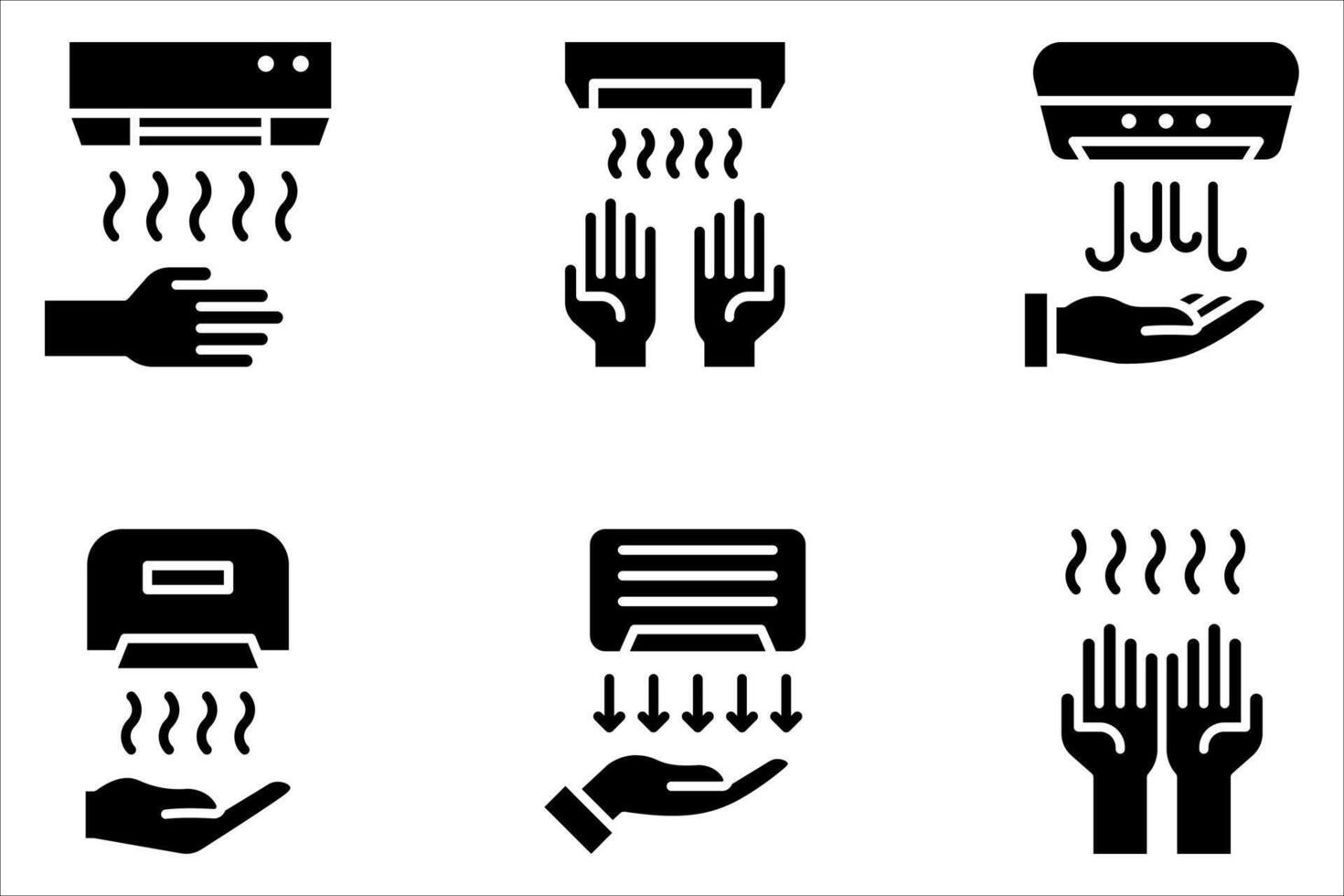 hand dryer icon. vector