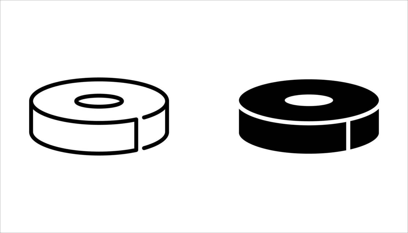 sticky tape icon on white background vector