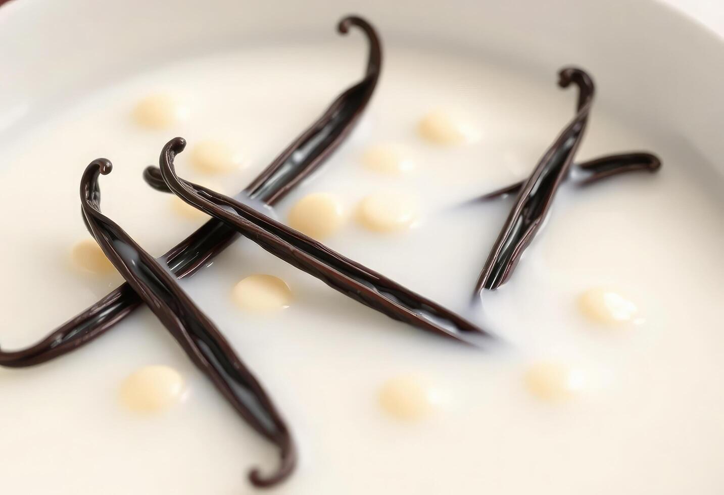 Vanilla bean ice cream photo