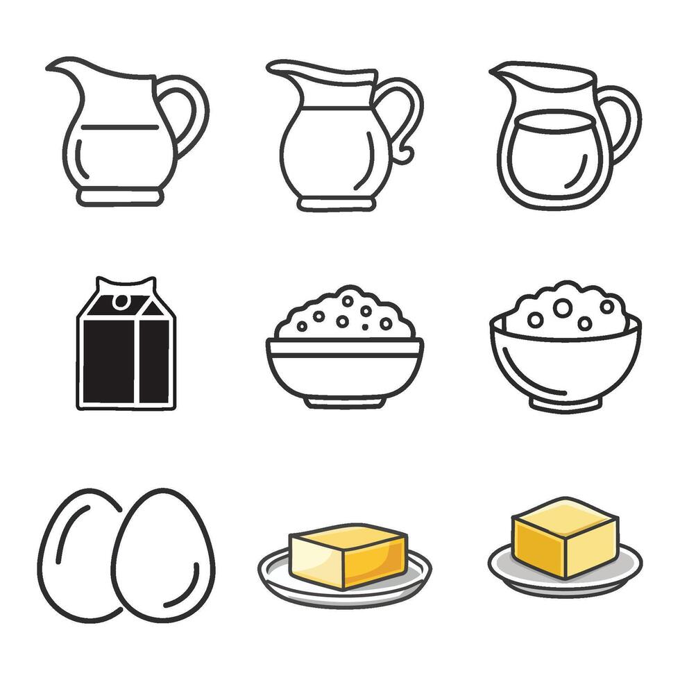 High-Quality Dairy Product vector