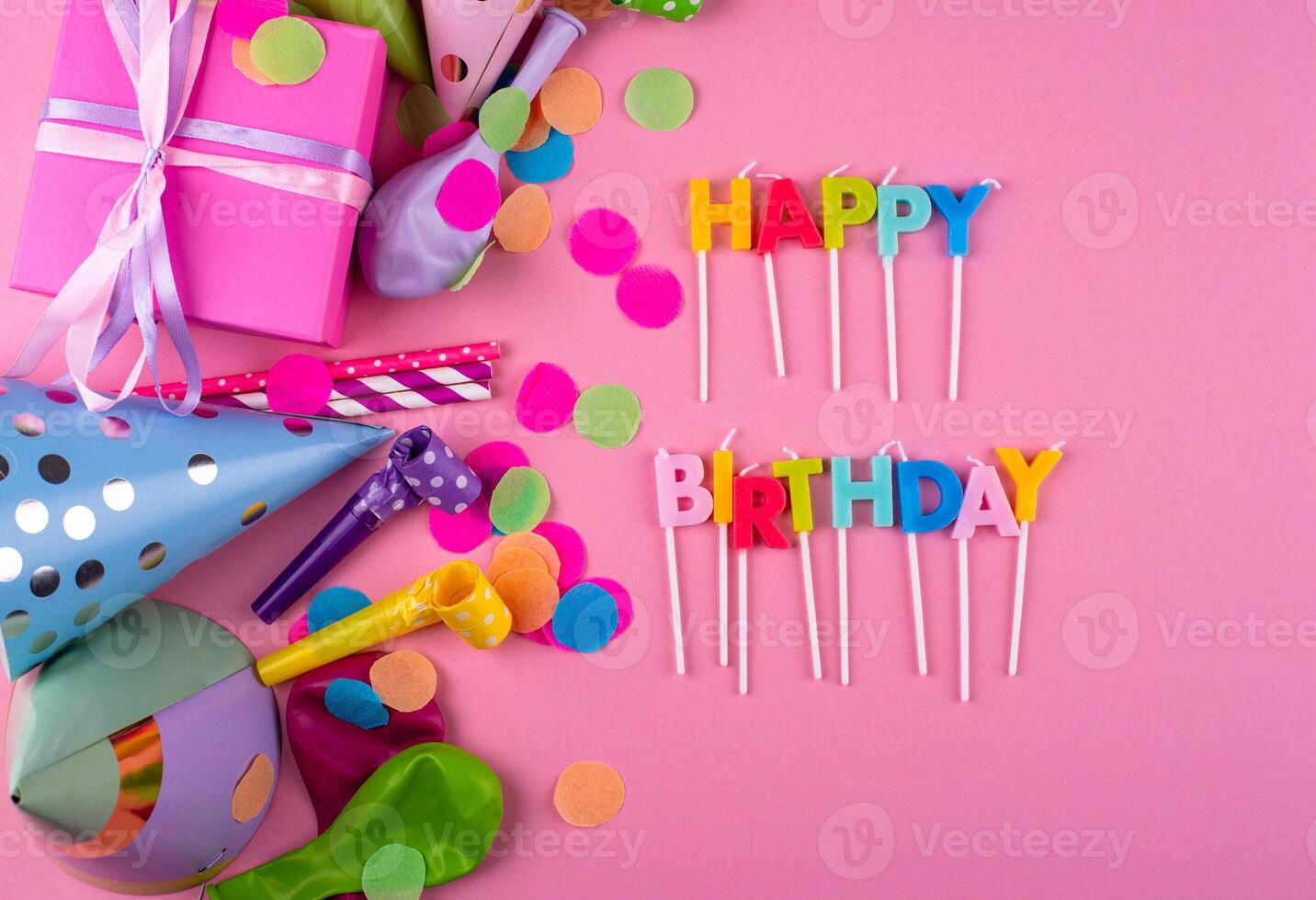 Happy birthday party celebrating background photo