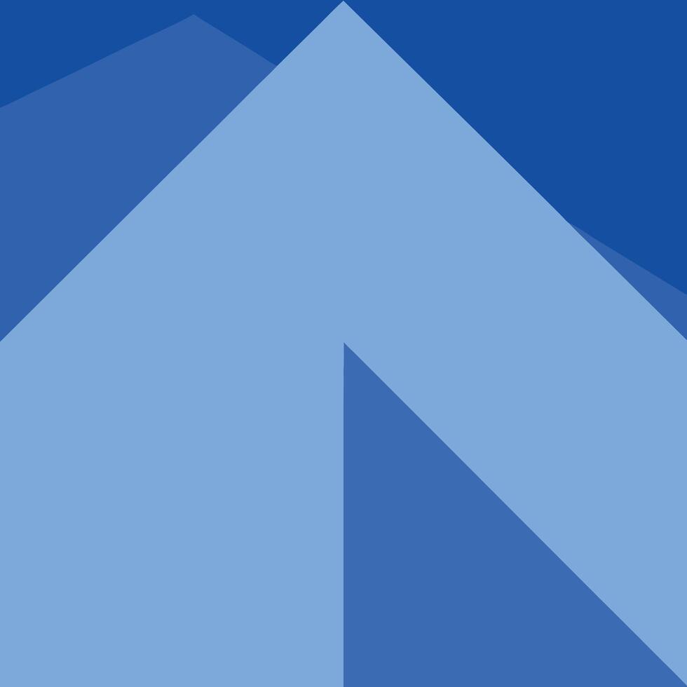Minimalist Abstract Geometry in Blue and White. vector