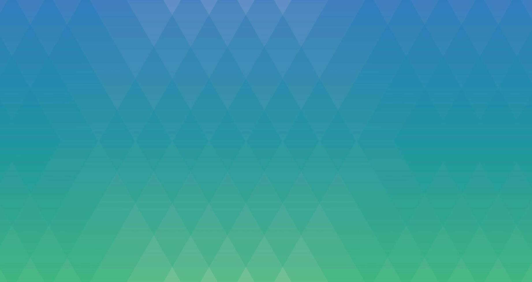 A green and blue background with triangles vector