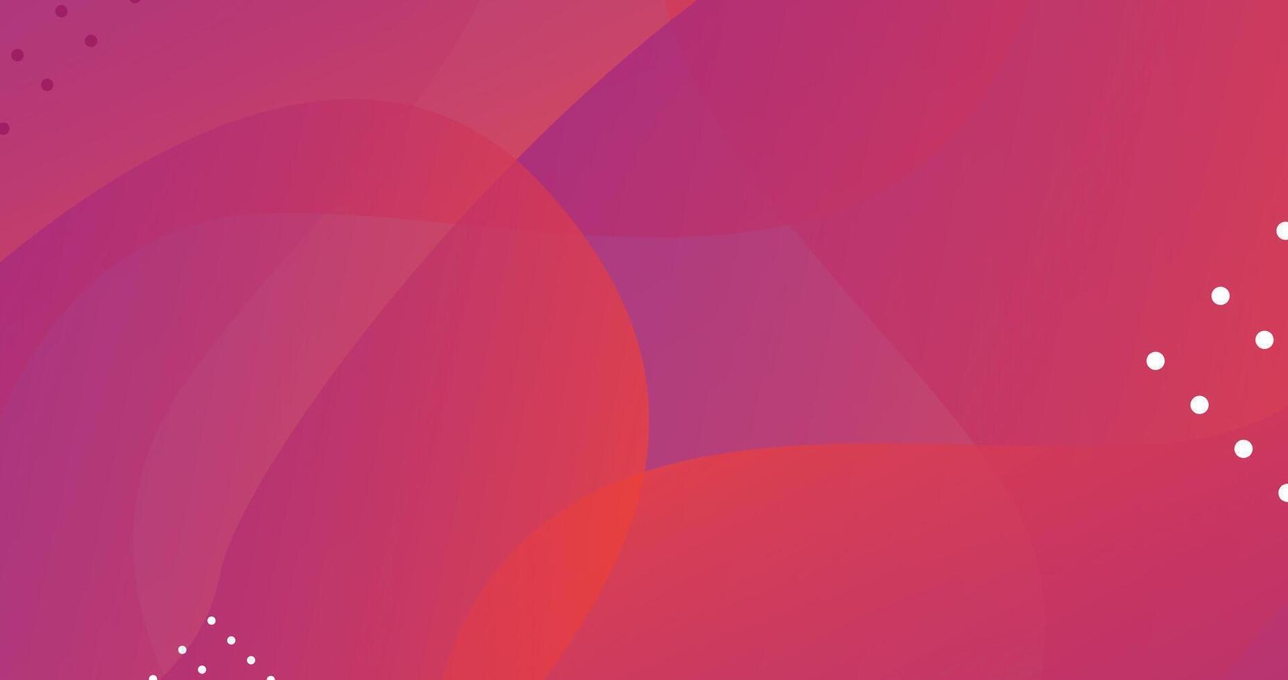 A pink and red background with a few dots vector