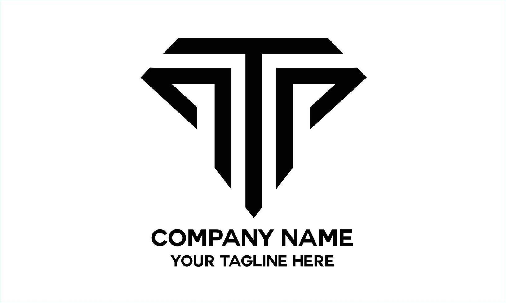 letter T logo vector