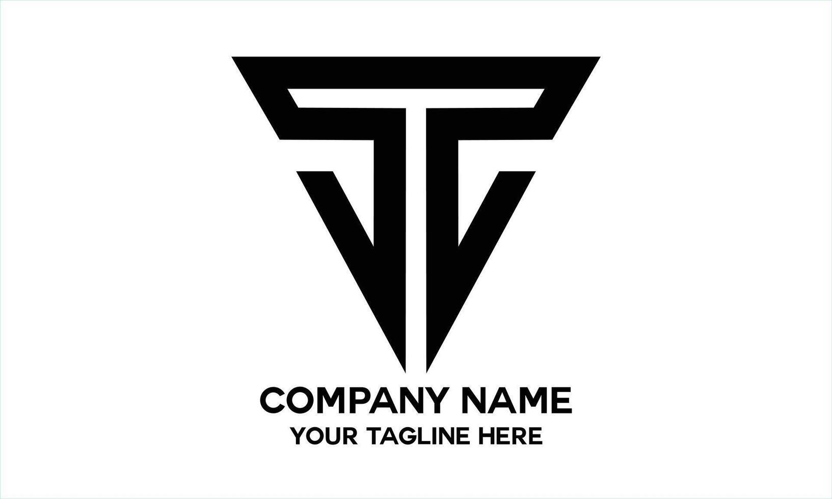 letter T triangle vector