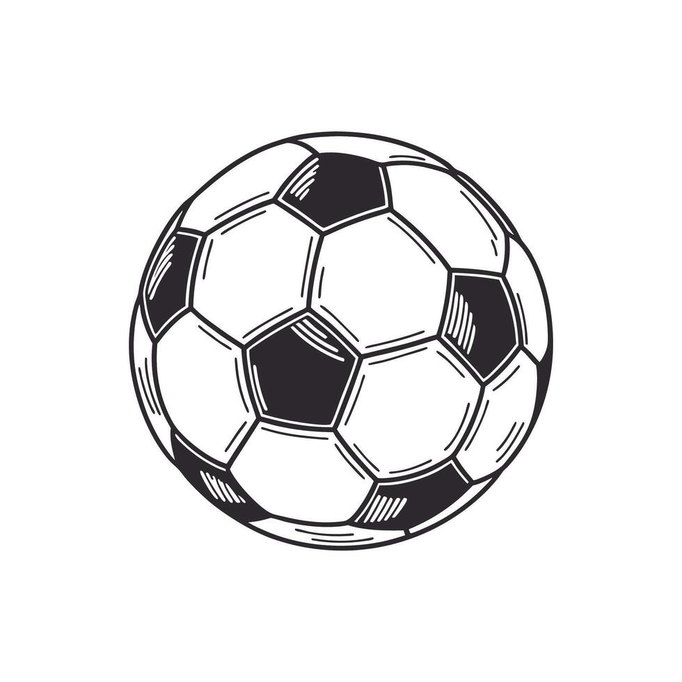 Soccer ball illustration art vector