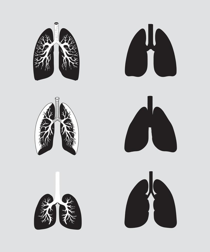 World tuberculosis day element silhouette vector
