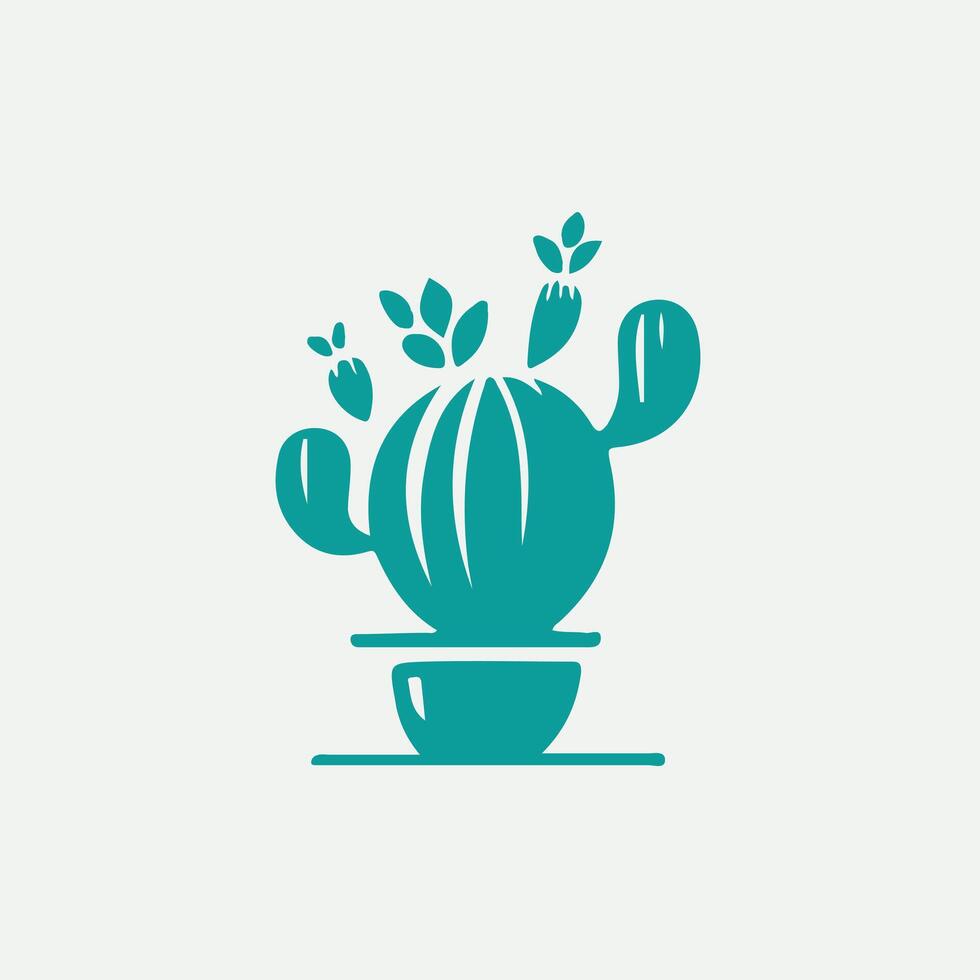 Cactus Whispers Logo Design vector