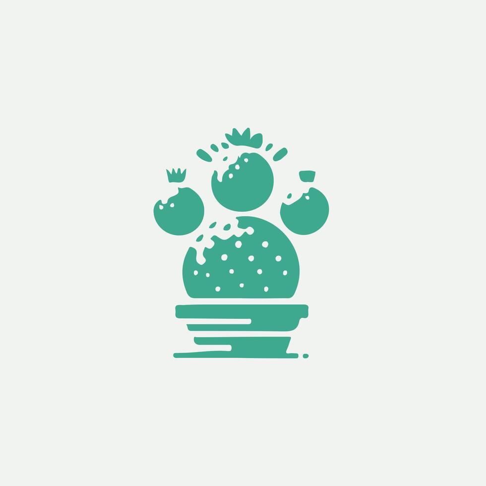Cactus Aura Logo Design vector