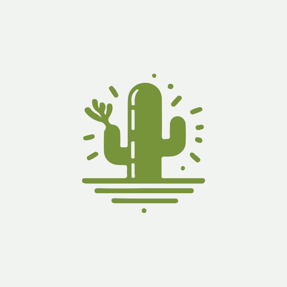 Cactus Spark Logo Design vector