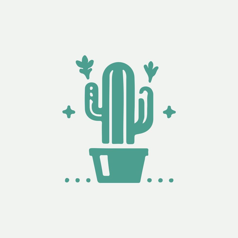 Cactus Grove Logo Design vector
