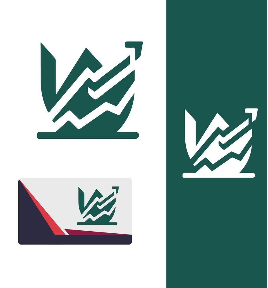 Capital Curve finance chart vector