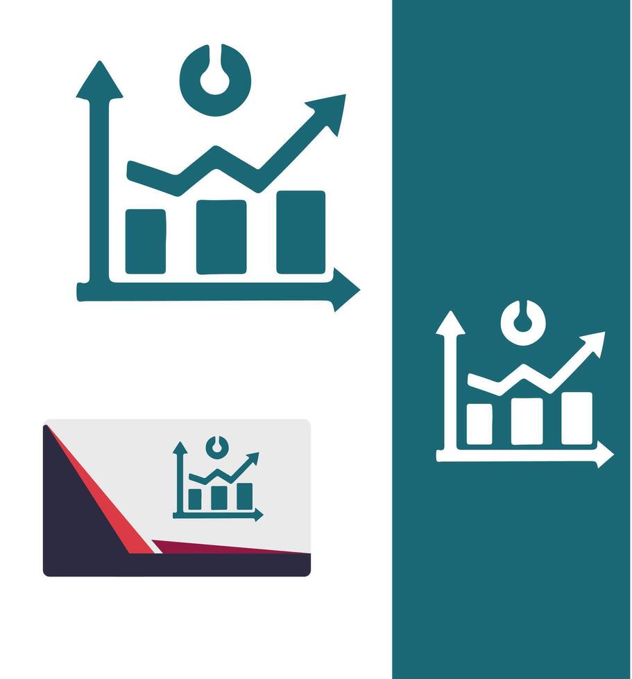 Trend Tracker finance chart vector