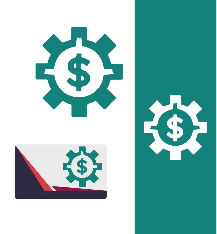 Wealth Waveform finance chart vector