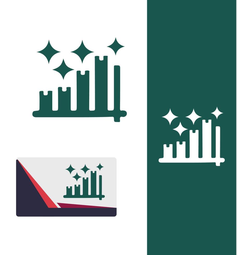 Return Ratio finance chart vector
