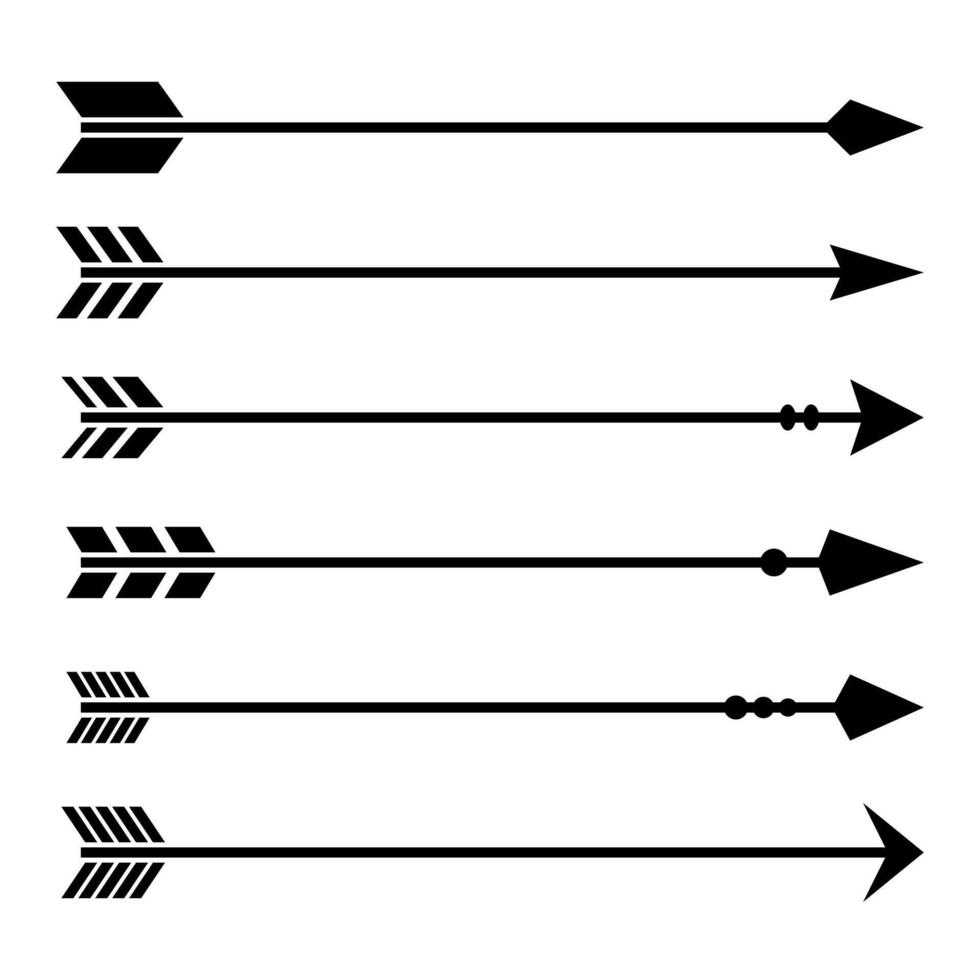 boho arrows collection vector