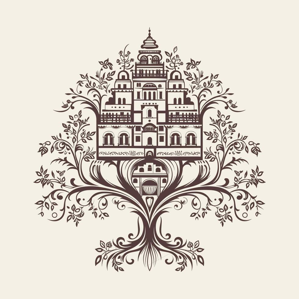 Antique Ornamental Art Set vector
