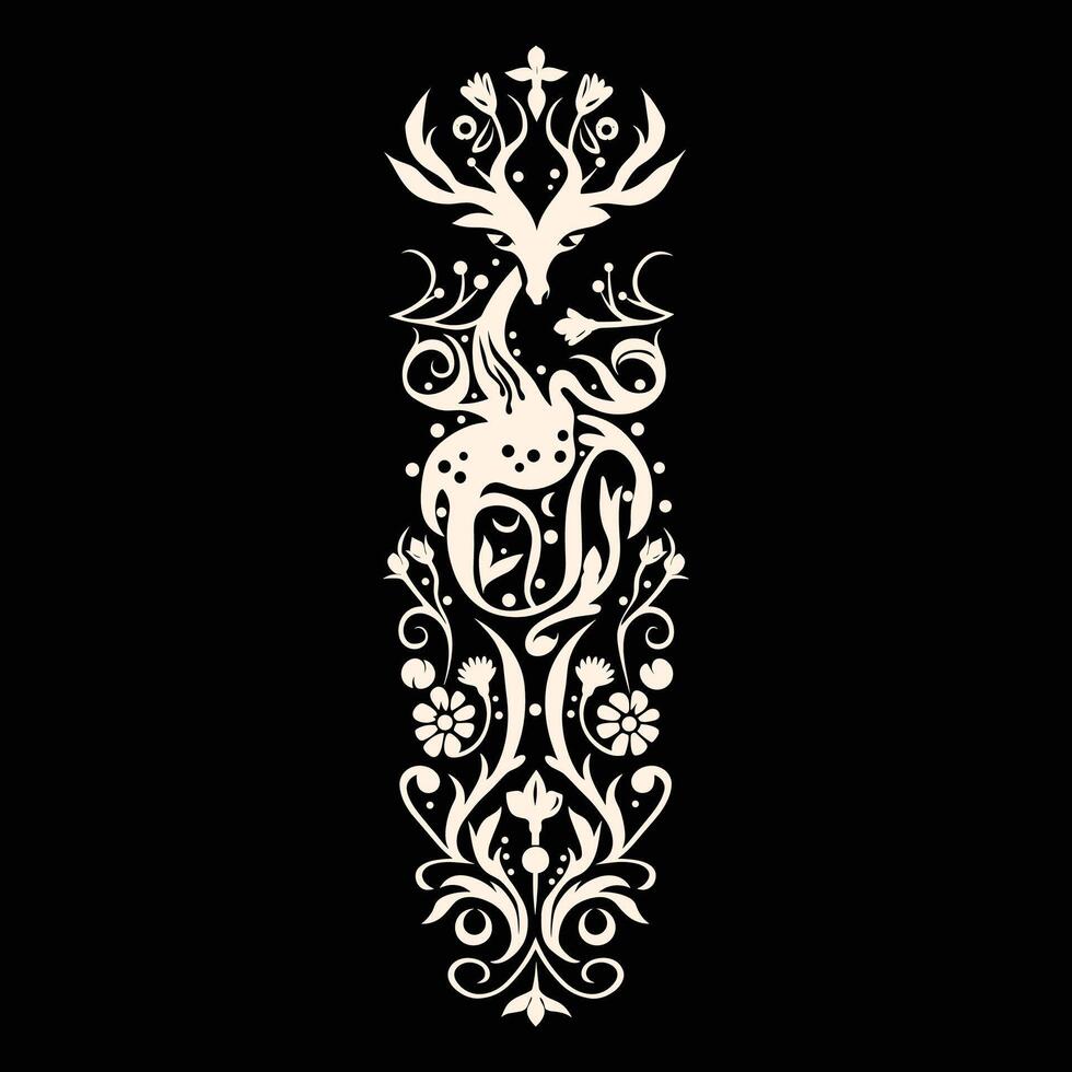 Intricate Vintage Frame Design vector