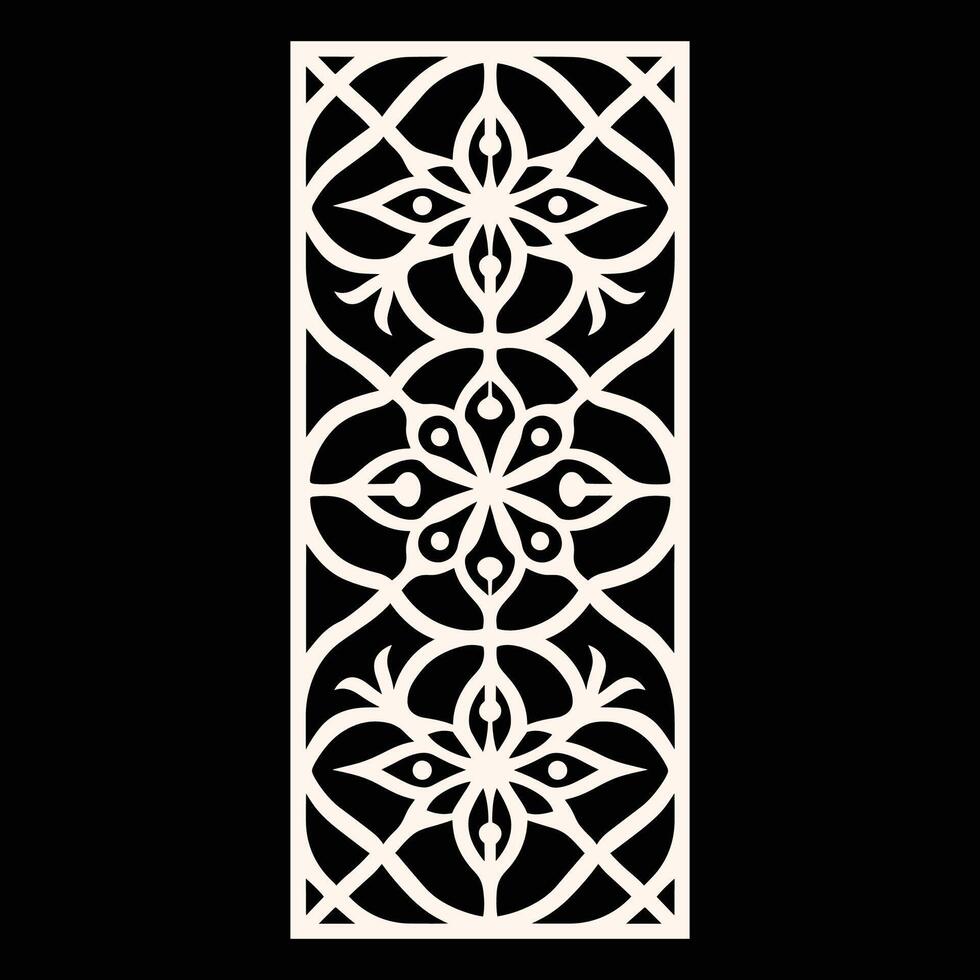 Floral Tapestry Pattern Design vector