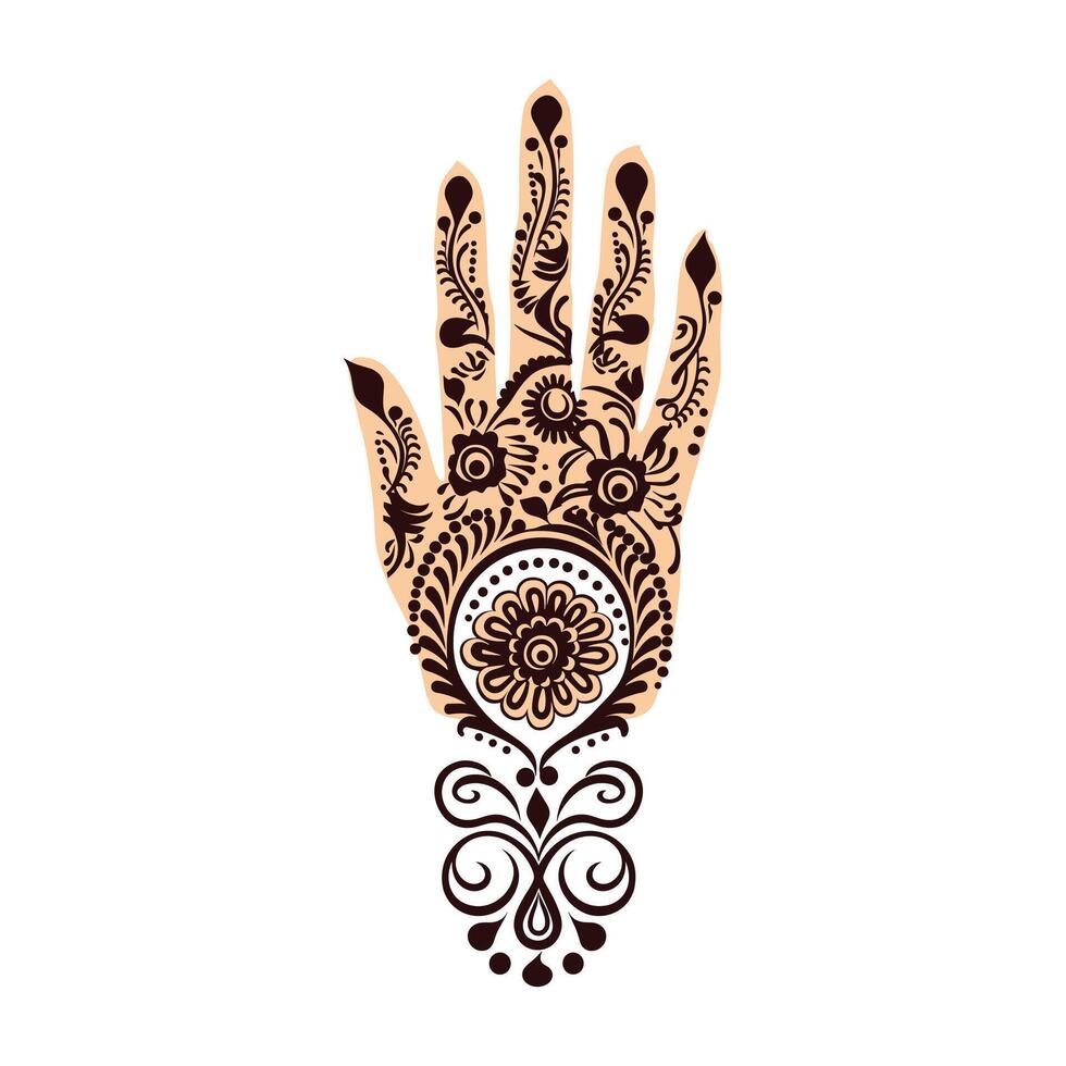 Artistic Folk Art Pattern vector