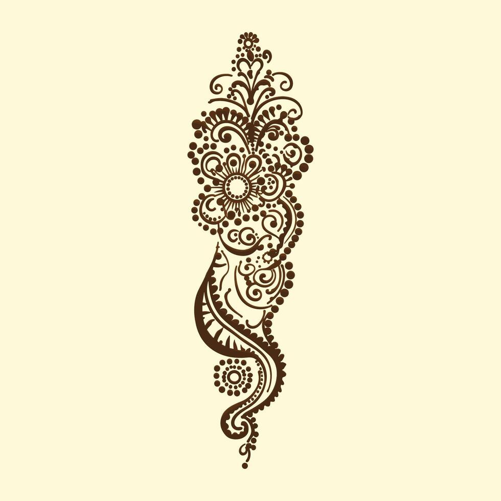 Beautiful Botanical Line Drawing vector