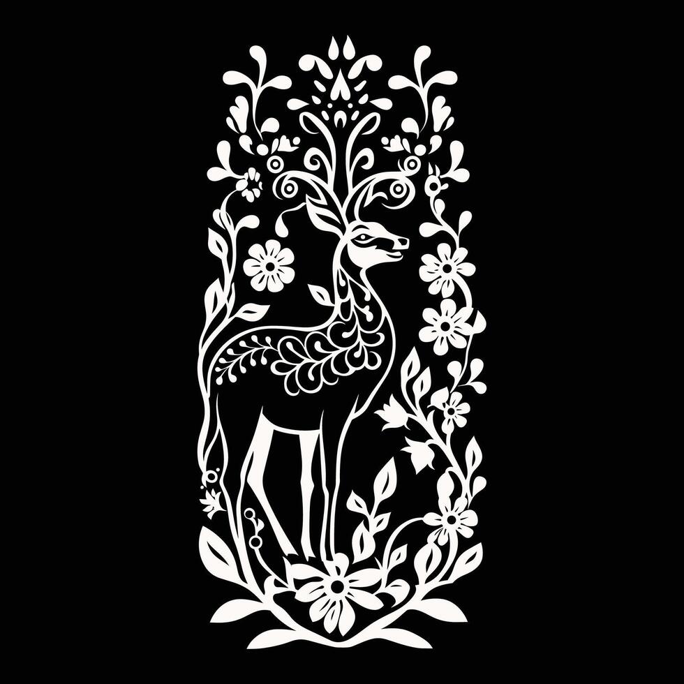 Ornamental Art Nouveau Pattern vector