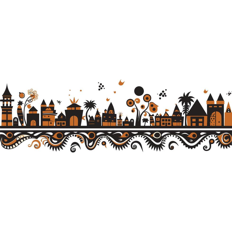 Islamic Geometric Pattern Design vector