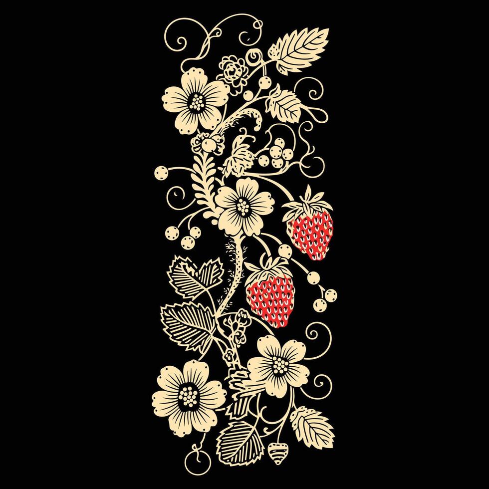Ornamental Floral Flourish vector