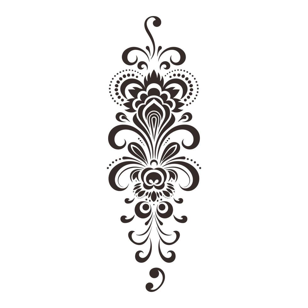 Mandala Swirl Pattern vector