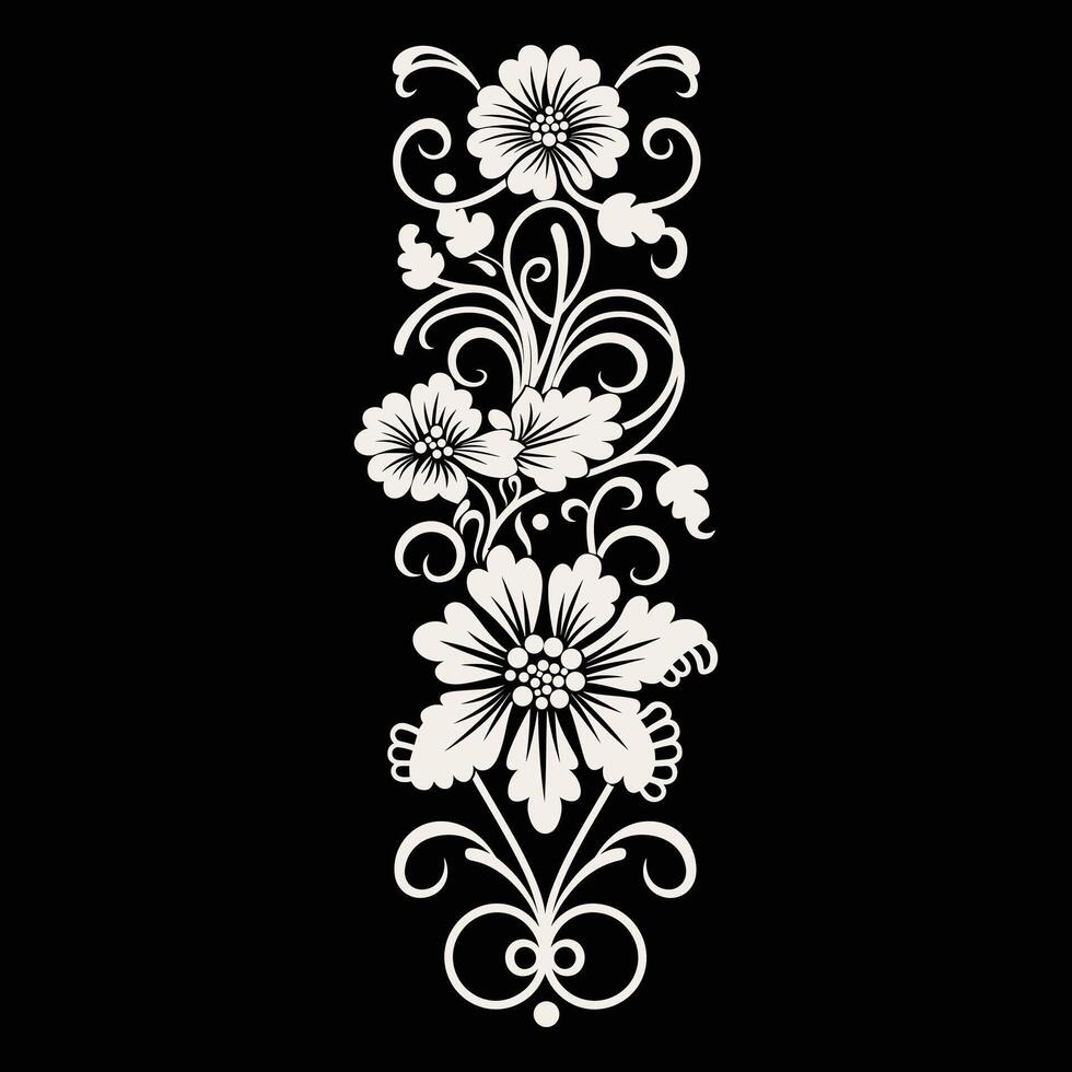 Floral Heritage Art vector