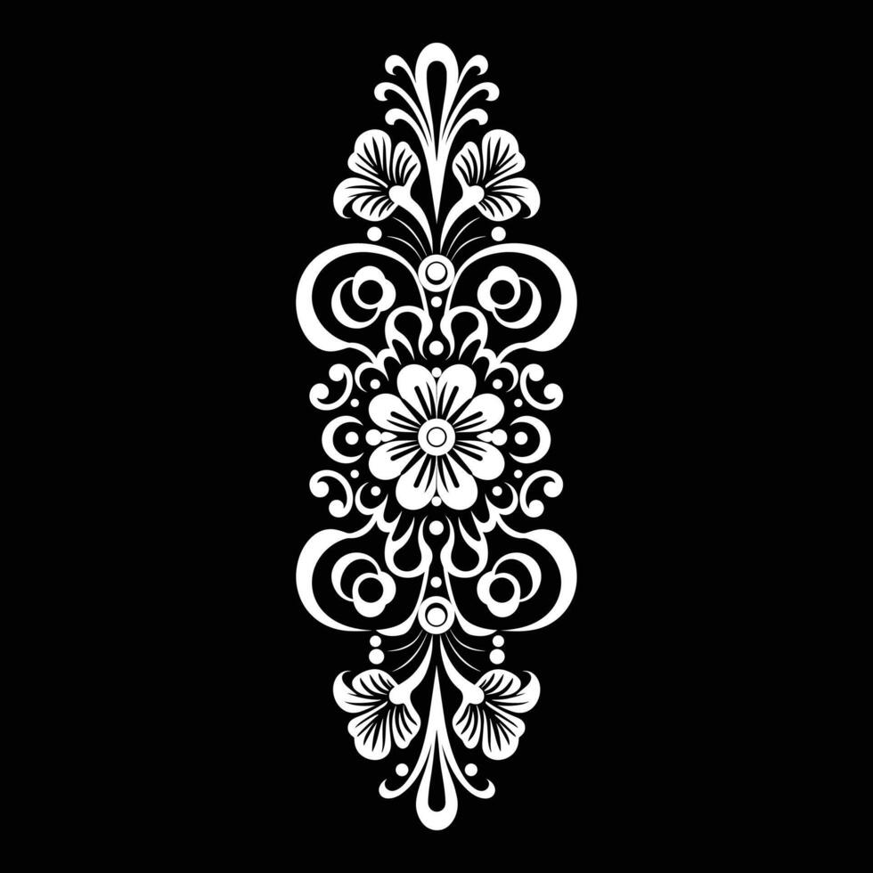 Stylized Botanical Silhouette vector