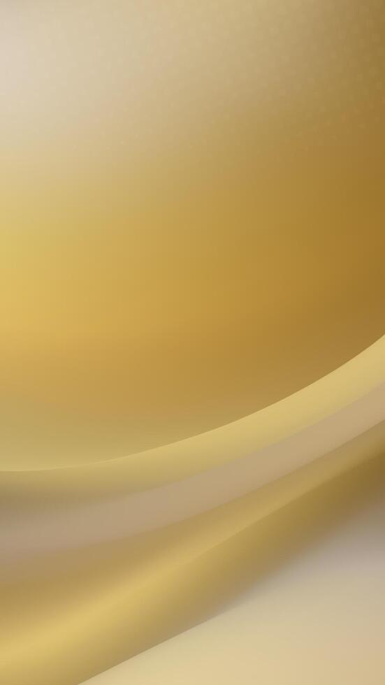 Abstract golden curved background. vector