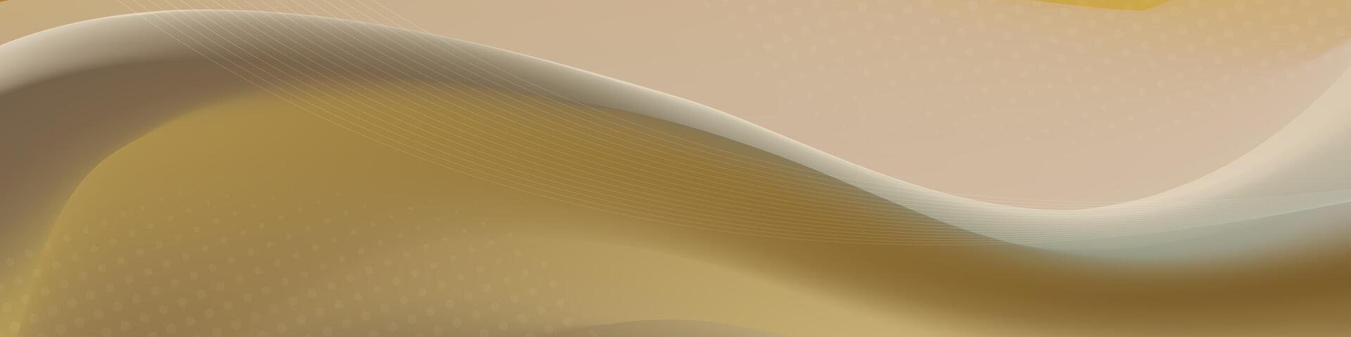Abstract gold silk flowing background. vector