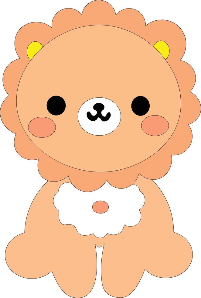 Cute puppy cartoon art drawing illustration clipart dog cartoon character minimal style sticker vector