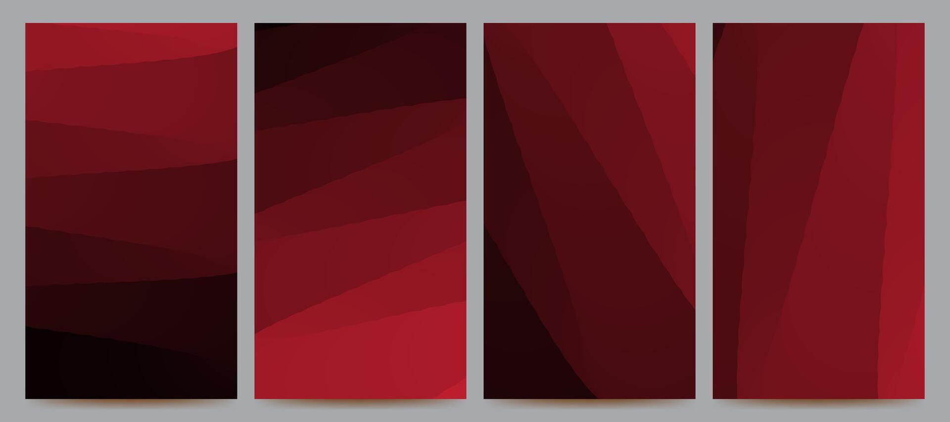 abstract simply gradient background set for banner, poster, brochure, flyer, template, design, etc vector