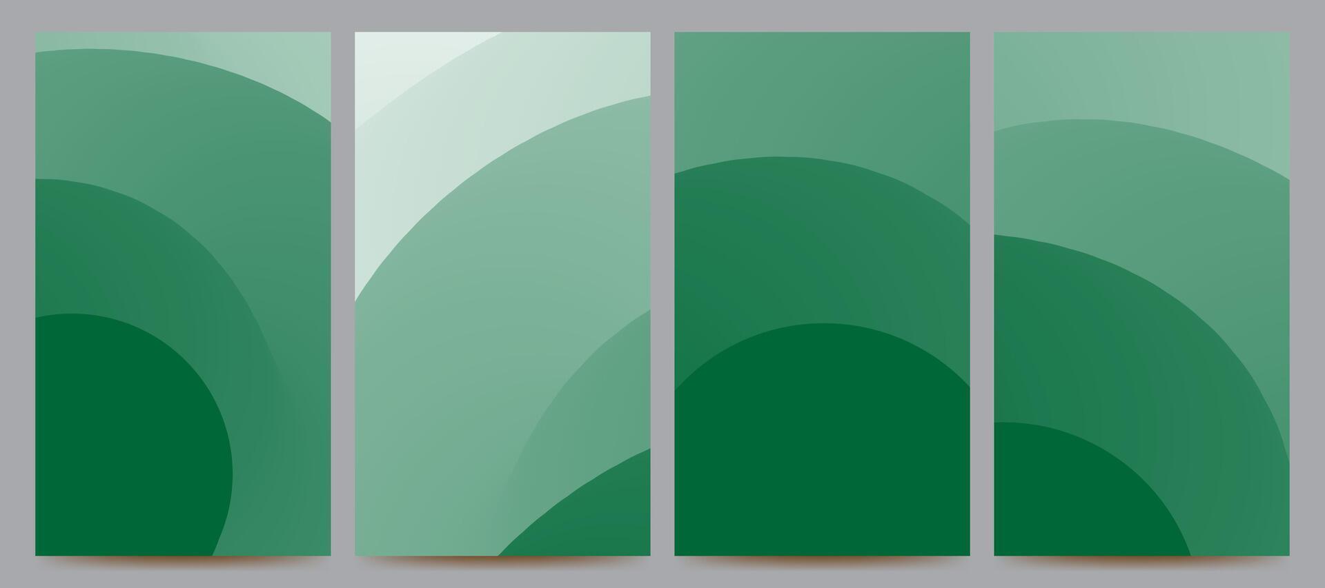 abstract soft gradient background set for banner, poster, brochure, flyer, template, design, etc vector