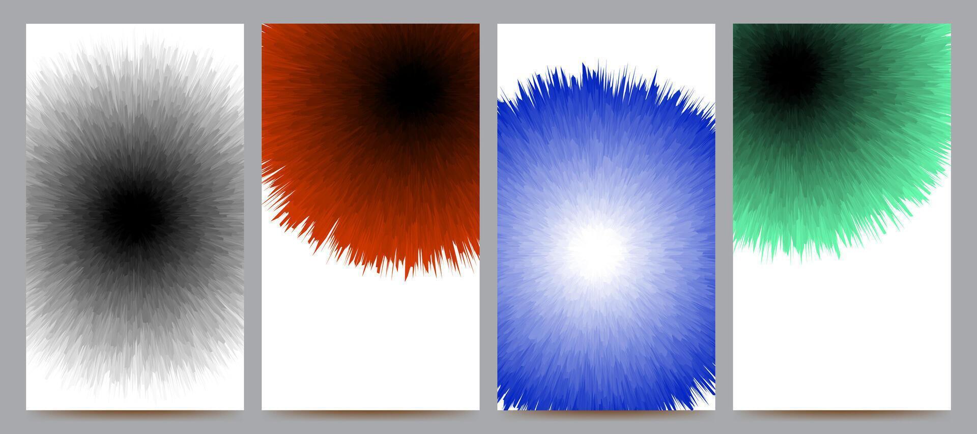 abstract gradient background set for banner, poster, brochure, flyer, template, design vector