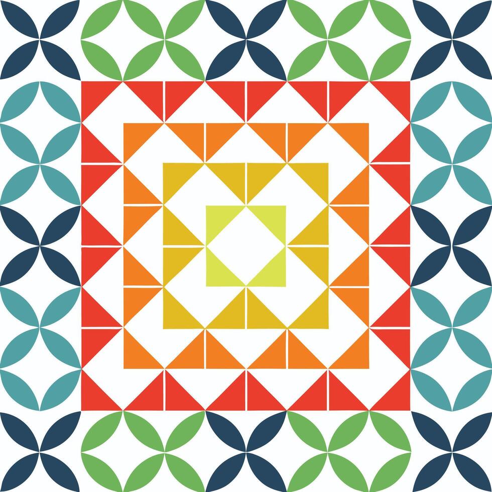 Seamless geometric pattern. Simple abstract triangle background illustration. vector