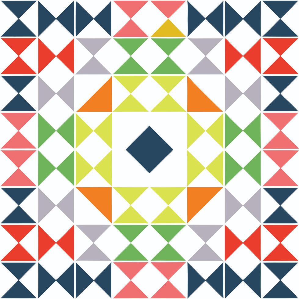 Geometric seamless colorful pattern abstract. vector