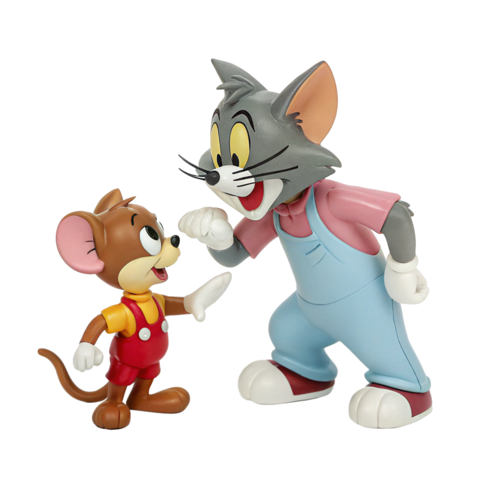 tom and jerry together is isolated on transparent background png
