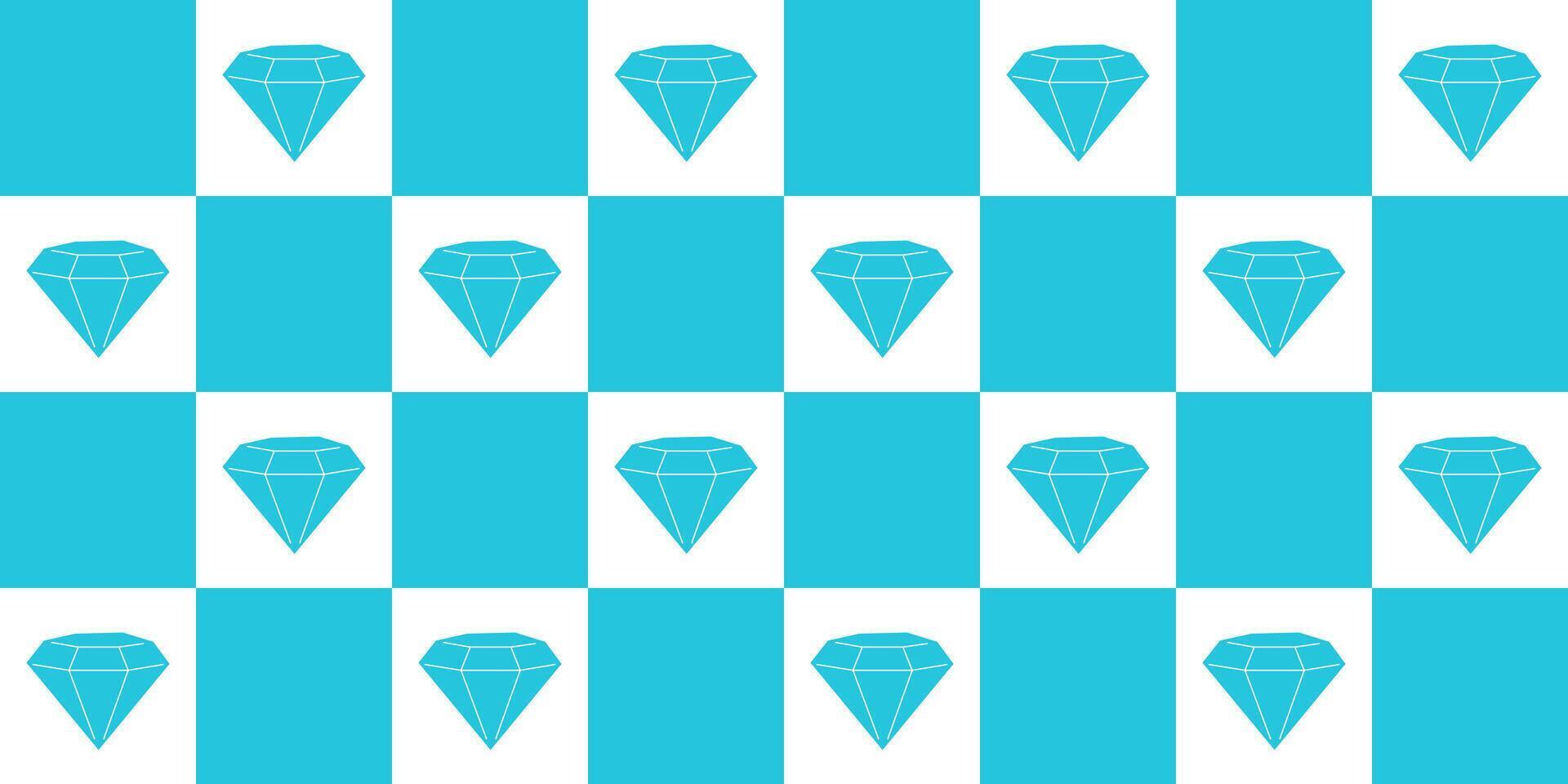 Retro checkered seamless pattern with diamonds. Brilliant background design illustration for textile, print design, wrapping paper, fabric, wallpaper, cover. vector