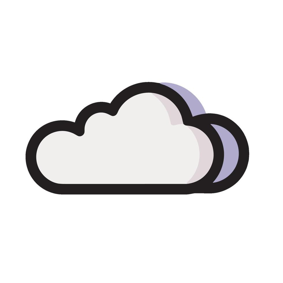 illustration of gray clouds huddled together vector